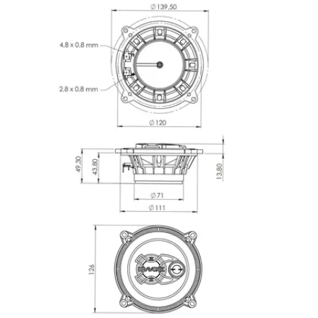 BRAVOX 5 B3X50X 100W RMS - Image 3