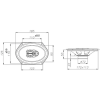 PAR ALTO-FALANTE TRIAXIAL BRAVOX 5X7 B3X57X 100W RMS - Imagem 3