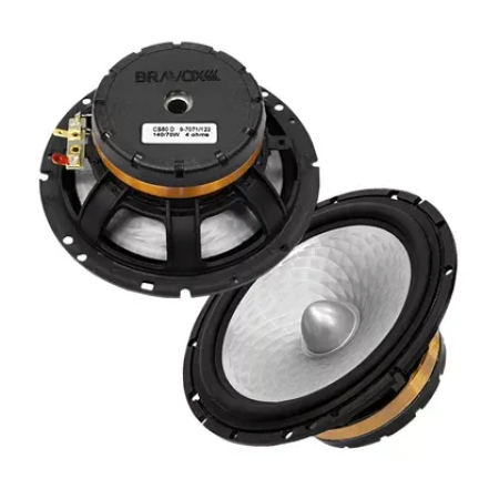 KIT 2 VIAS BRAVOX 6" CS60D 140W RMS