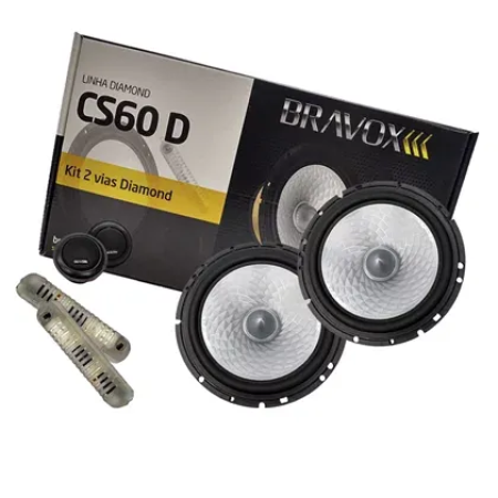 KIT 2 VIAS BRAVOX 6" CS60D 140W RMS - Image 4