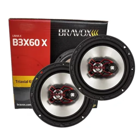 ALTO-FALANTE TRIAXIAL BRAVOX 6 B3X60X 100W RMS