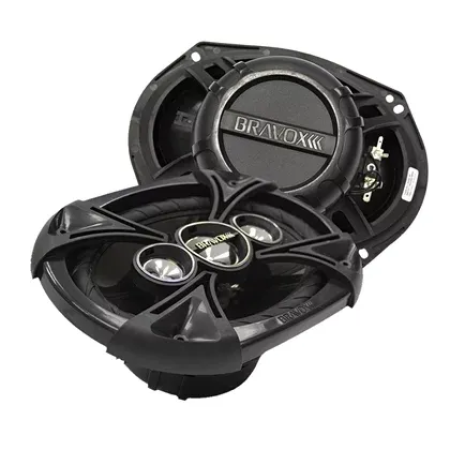 PAR ALTO-FALANTE QUADRIAXIAL 6X9" BRAVOX B4X69BK 220W RMS - Image 2
