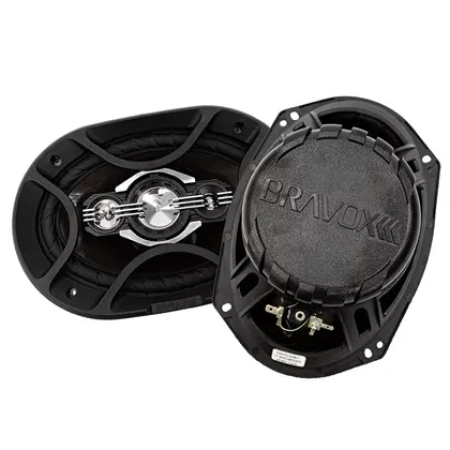 PAR ALTO-FALANTE QUADRIAXIAL 6X9" BRAVOX B4X69P 80W RMS