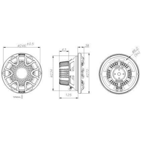 SUBWOOFER BRAVOX UXP12-D2 12" 500W RMS - Image 3