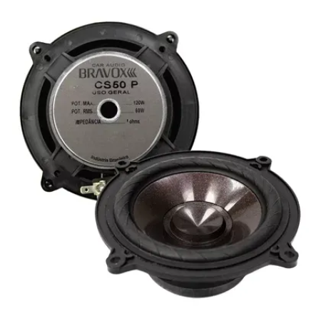 KIT 2 VIAS BRAVOX 5" CS50P 120W RMS