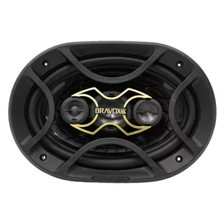 PAR ALTO-FALANTE QUADRIAXIAL 6X9" B4X69 GOLD 140W RMS - Image 2