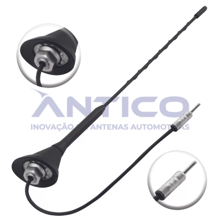 AN028 – Antena de Teto Traseira GM – Haste Longa Espiral