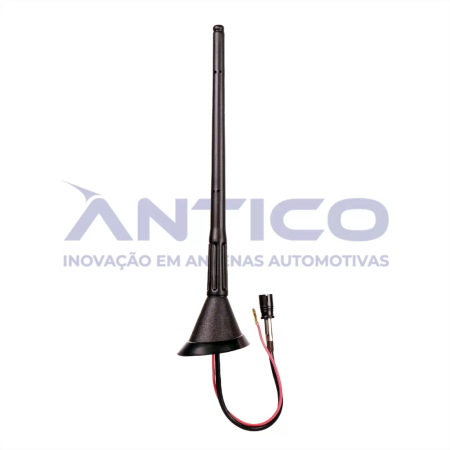 AN058 – Antena de Teto Amplificada Traseira GM – Haste MegaFlex – Conector RAKU