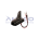 AN111 – Antena de Teto Traseira Shark Amplificada FIAT/GM/VW – Preta Fosca – Conector PlugDin