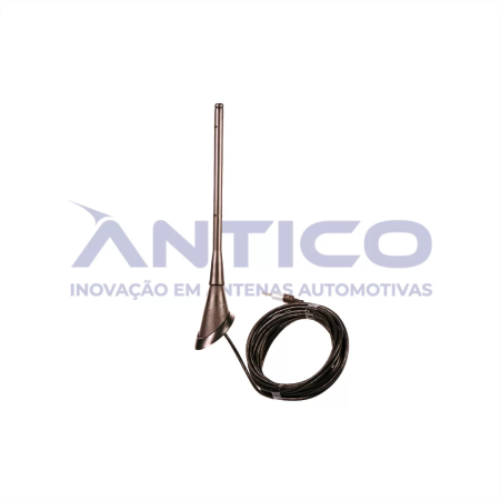 AN125 – Antena de Teto Traseira FIAT – Haste MegaFlex FIAT – Cabo Longo Conector PlugDin 4,00 m
