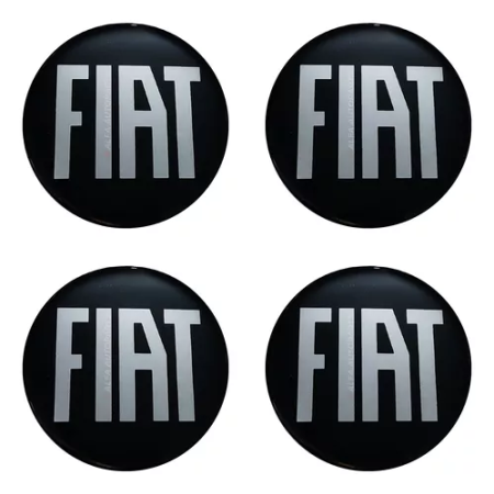 EMBLEMA FIAT PRETO
