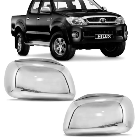 APLIQUE CROMADO RETROVISOR LD - HILUX 05/11