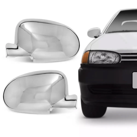 APLIQUE CROMADO RETROVISOR LE - GOL G2 BOLA PARATI G2 SAVEIRO G2 95/99