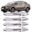 APLIQUE CROMADO DE MACANETA 4P - HB20 13/19 HB20S 14/19 HB20X 14/19