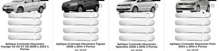 APLIQUE DE MACANETA 4P - VW (VARIOS) - Image 3