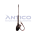 AN083 – Antena de Teto Amplificada Dianteira GM – Haste Mini Espiral – Conector PlugDin