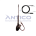 AN084 – Antena de Teto Amplificada Dianteira GM – Haste Mini Espiral – Conector PlugDin – Extensão Caneca 2,50m
