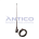 AN128 – Antena de Teto Dianteira GM – Haste Longa Espiral – Cabo Longo Conector PlugDin 3,00 m