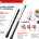 HASTE DA ANTENA UNIVERSAL 3 ENCAIXES M6/M5/M4 CINOY