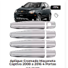 APLIQUE DE MACANETA 4P - AGILE10/14 CAPTIVA 08/16 / CRUZE 12/16 / S10 12/21 / SONIC 12/164/ TRACKER 13/19 / VECTRA 06/11