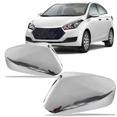 APLIQUE CROMADO RETROVISOR LE - HB20 13/19 HB20S 14/19 - Image 2