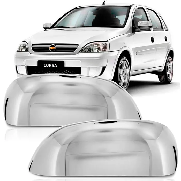 APLIQUE CROMADO RETROVISOR LD - CORSA G2 02/12 MONTANA G1 02/10