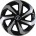 CALOTA ELITTE SPIDER ARO 13/14/15 BLACK / SILVER