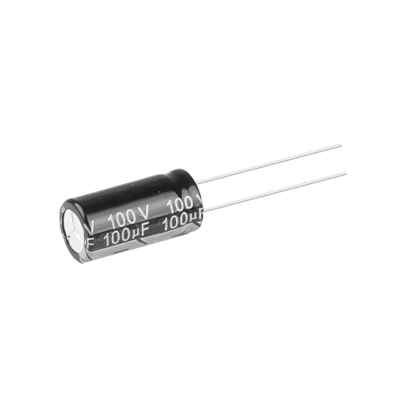 CAPACITOR 100UFX100V POLAR PERMAK