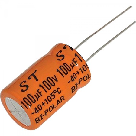 CAPACITOR BIPOLAR 100UFX100V TECHONE