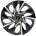 CALOTA ELITTE DS4 ARO 13/14/15 BLACK / SILVER