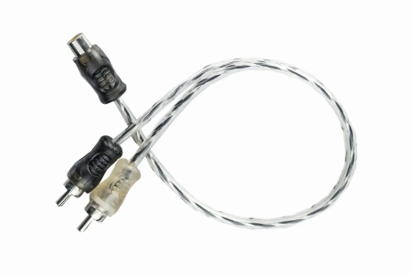 Cabo Y Injetado Preto/Prata 4mm 2M 1F Svart