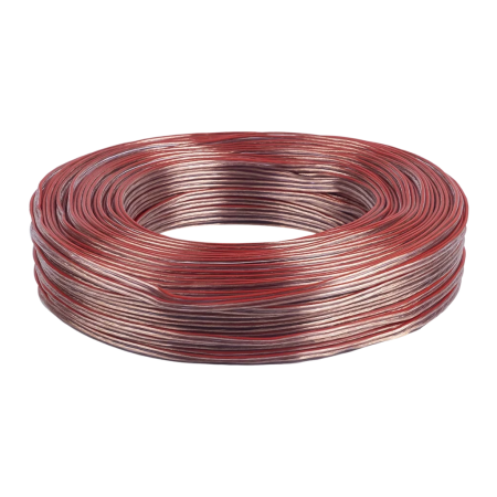 CABO PARALELO PERMAK 2 X 1.50 MM 14 CRISTAL ID VERMELHO