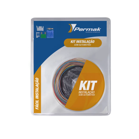 KIT INSTALACAO DE SOM 500W PERMAK