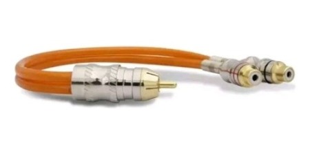 CABO RCA LARANJA PROFISSIONAL Y 2F/1M KX3