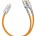 CABO RCA LARANJA PROFISSIONAL Y 2M/1F KX3