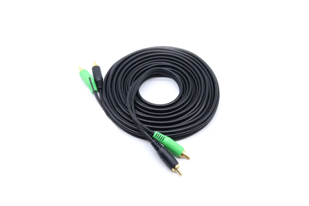 CABO RCA PRETO 4MM 5M BLACK