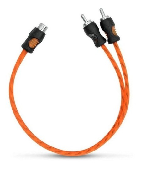 CABO RCA LARANJA FLEXIVEL Y 2M/1F KX3