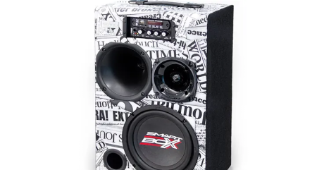 CAIXA AMPLIF BOOG SMART BOB TRIO 8 JORNAL