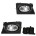 KIT FAROL DE MILHA CIVIC 06/08 MOLDURA PRETA SUITS