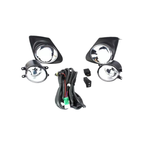 KIT FAROL DE MILHA COROLLA 12/14 MOLDURA CROMADA SUITS