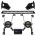 KIT FAROL DE MILHA HB20 16/19 MOLDURA 3 PARTES SUITS