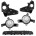 KIT FAROL DE MILHA ONIX 20/22 MOLDURA PRETA SUITS