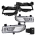 KIT FAROL DE MILHA VERSA 11/14 MOLDURA PRETA SUITS