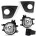 KIT FAROL DE MILHA COROLLA 15/17 MOLDURA CROMO SUITS