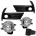 KIT FAROL DE MILHA COROLLA 17/18 MOLDURA PRETA SUITS