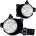 KIT FAROL DE MILHA ONIX/ PRISMA/ COBALT/ SPIN S/MOLDURA SUITS