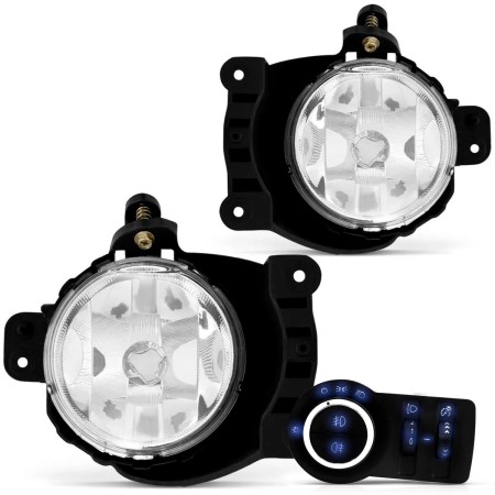 KIT FAROL DE MILHA ONIX/ PRISMA/ COBALT/ SPIN S/MOLDURA SUITS
