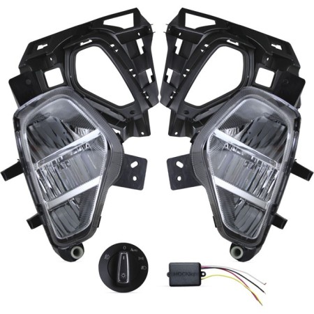 KIT FAROL DE MILHA VW NIVUS 2021 EM DIANTE SHOCKLIGHT