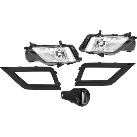KIT FAROL DE MILHA VW SAVEIRO ROBUST/TRENDLINE/ GOL C/ GRADE SHOCKLIGHT