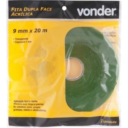 FITA DUPLA FACE ACRILICA LARGA/FINA VONDER - Image 2